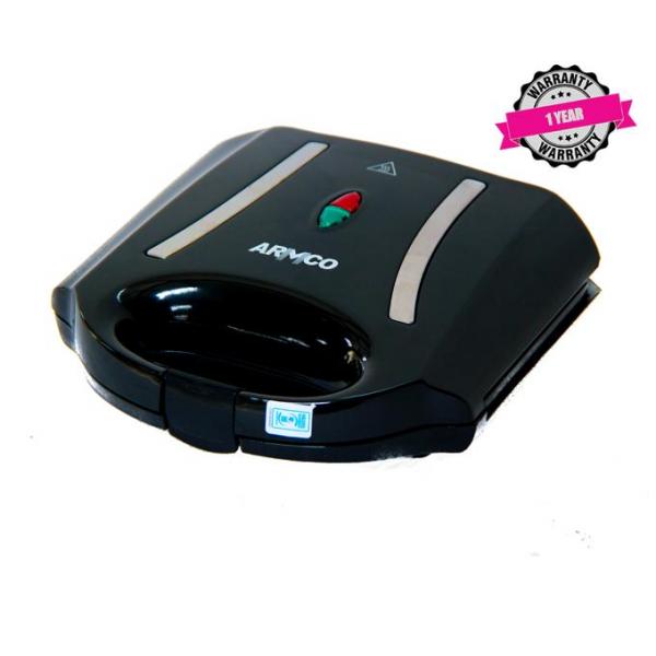 Armco Sandwich Maker Ast-T1600B Black&Silver