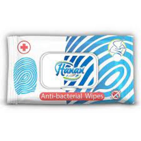 Hanan Antibacterial Wipes 20'S