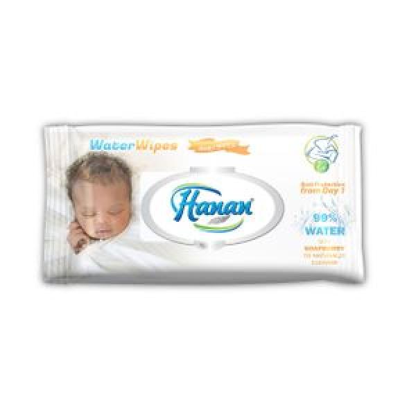Hanan Water New Born Wipes 72S