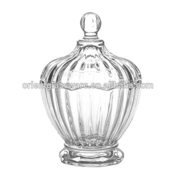 A1603 Glass Sugar Bowl/Lid