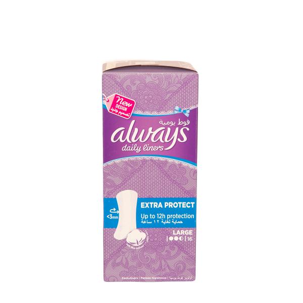 Always E/Day P/Liner Large 16S