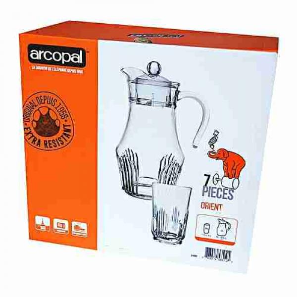 Arcopal Lancier 7Pc Water Set