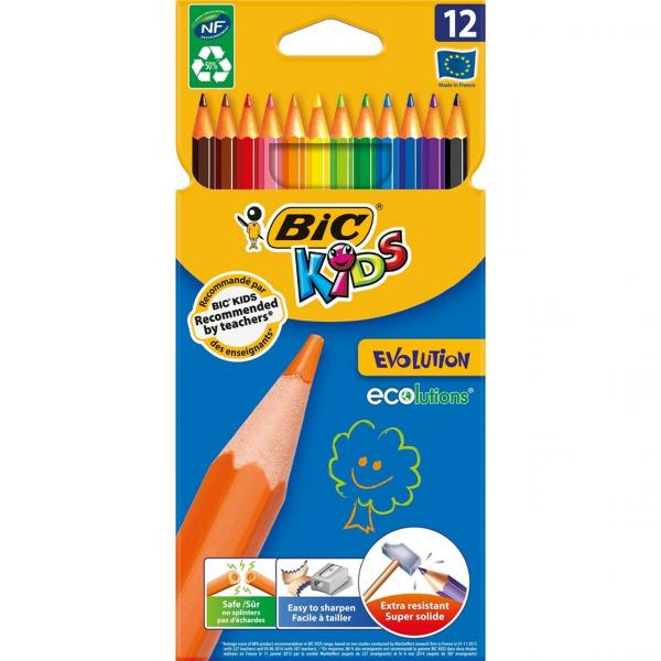 Bic Evolution Pencil Red Bx 12