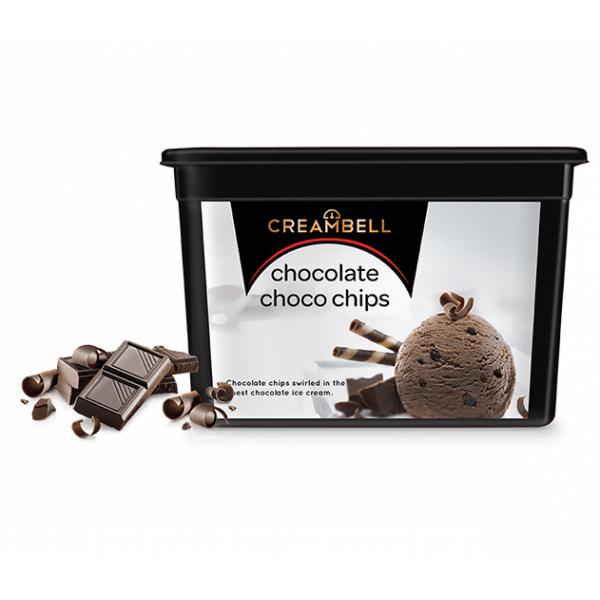Cb Choclate Choco Chips Tub 1Ltr