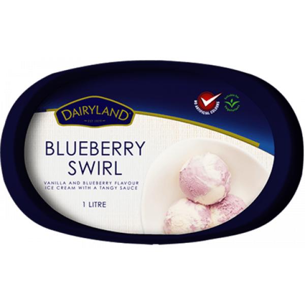Dairyland Blueberry Swirl 1Ltr