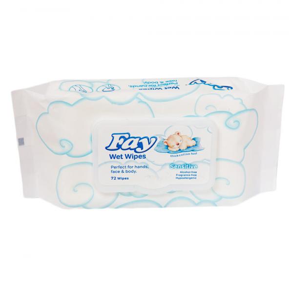 Fay Sensitive Wet Wipe 72'S*16