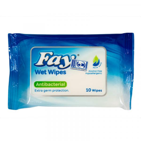 Fay Wet Wipe Ant/Bacterial 10S