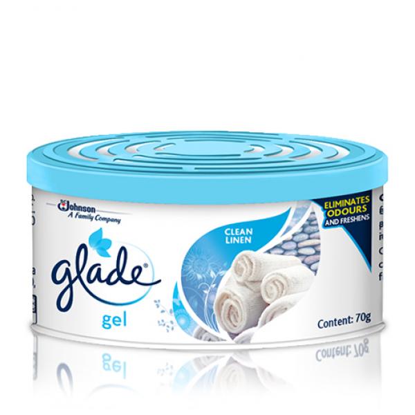 Glade Gel Clean & Linen 70G