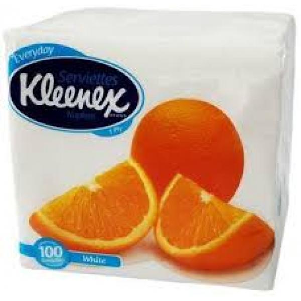 Kleenex Serviettes White