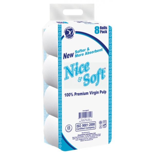 Nice&Soft White Tissues 8Pack