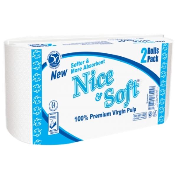 Nice&Soft White Twin Pack