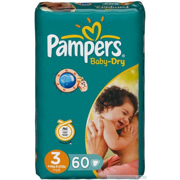 Pampers B/D Jnr Jumbo 3*60
