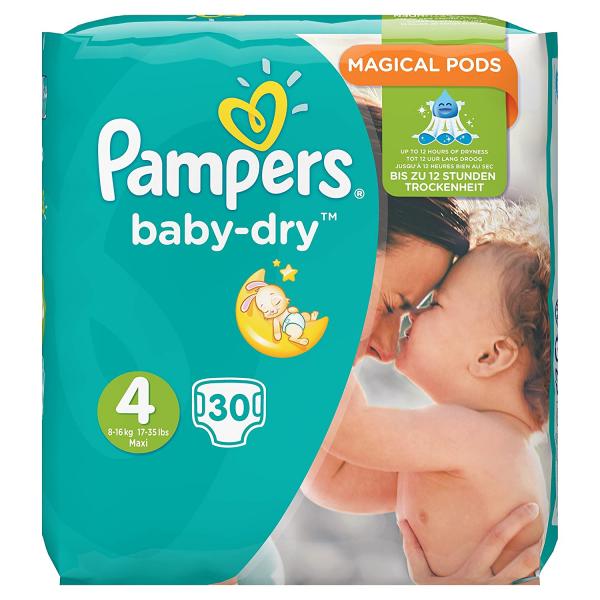 Pampers Baby Dry Jnr Hc 4*30