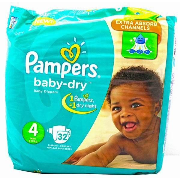 Pampers Baby Dry Maxi Hc 4*32
