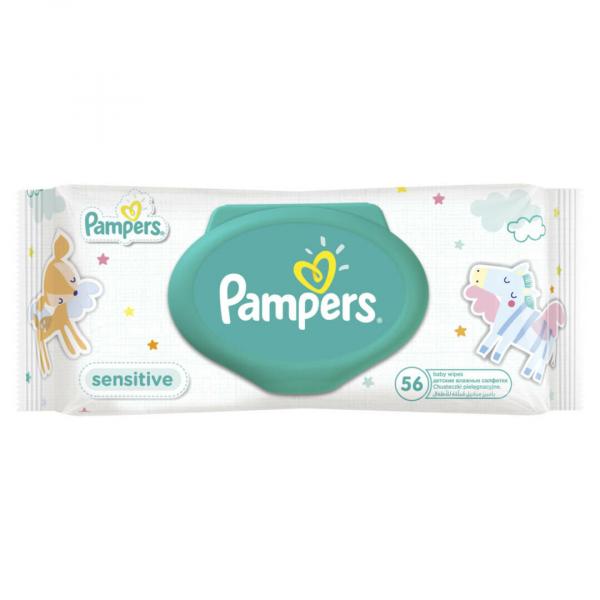 Pampers Wipes Sensitive 12*56