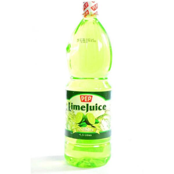 Pep Lime Cordial 1.5Ltr