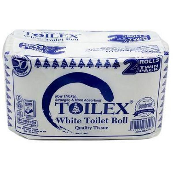 Toilex White Twin Pack