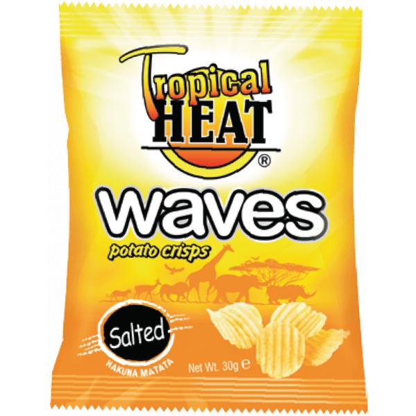 TROPICAL HEAT WAVES SALTED CRISPS 30GM