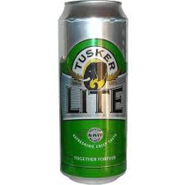 Tusker Lite Can 500Ml