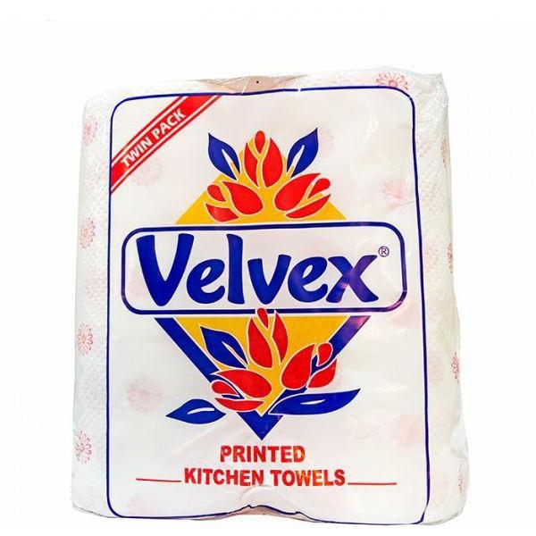 Velvex Printed Kitchen Towel Twin